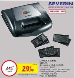 Intermarché Severin croque gaufre offre