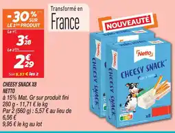 Netto Netto cheesy snack x8 offre