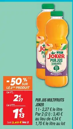 Netto Joker pur jus multifruits offre
