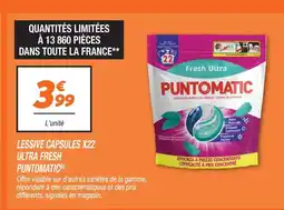 Netto Puntomatic lessive capsules x22 ultra fresh (b) offre