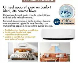Teleshopping Facile - un seul appareil pour un confort, été comme hiver offre