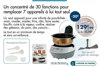 Sauter - fiche produit, ajoutes au panier