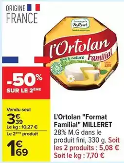 Carrefour Fini - l'ortolan format familial offre