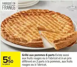 Carrefour Grillé aux pommes 6 parts existe aussi offre