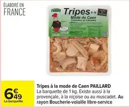 Carrefour Paillard - tripes a la mode de caen offre