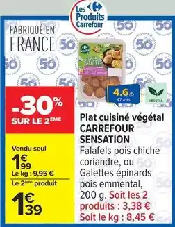 Carrefour Carrefour - plat cuisiné végétal sensation offre
