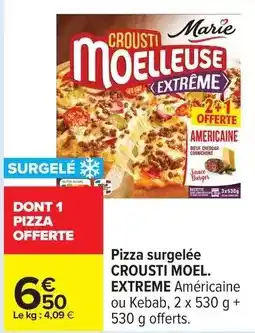 Carrefour Marie - pizza surgelée offre