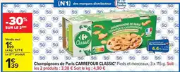 Carrefour Carrefour - champignons de paris classic offre