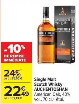 Carrefour Scotch - single malt scotch whisky offre