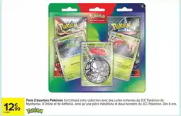 Carrefour Canon - pack 2 boosters pokémon offre