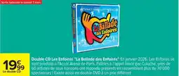 Carrefour Mars - double cd les enfoires offre