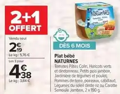 Carrefour Nestlé - plat bébé naturnes offre