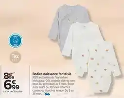 Carrefour Tex - bodies naissance fantasie offre