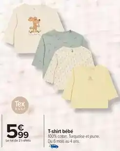 Carrefour Tex - t-shirt bébé offre