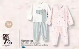 Carrefour Tex - pyjama bébé offre