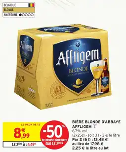 Intermarché Express Bière blonde d'abbaye affligem offre
