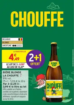 Intermarché Express Bière blonde la chouffe offre