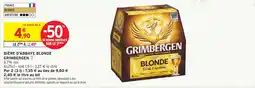 Intermarché Express Bière d'abbaye blonde grimbergen offre