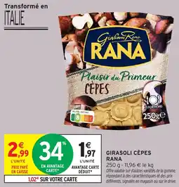 Intermarché Express Girasoli cèpes rana offre