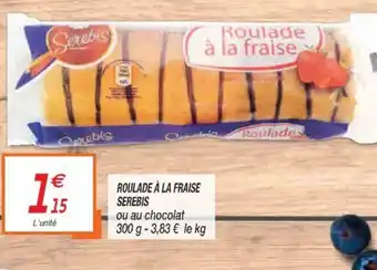 Netto Roulade A La Fraise Serebis offre