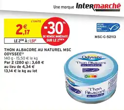 Intermarché Express Thon albacore au naturel msc odyssee offre