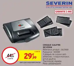 Intermarché Express Croque gaufre severin offre