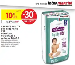 Intermarché Express Changes agility dry t5 x62 pommette offre