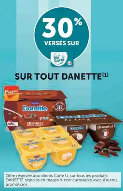 Super U Sur tout danette offre
