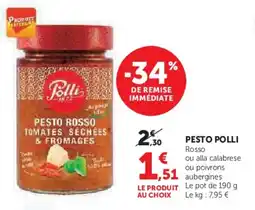 Super U Pesto polli offre