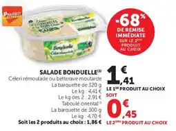 Super U Salade bonduelle offre