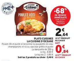 Super U Plats cuisines la cuisine d'oceane offre