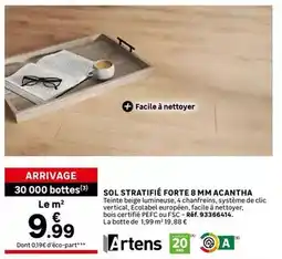 Leroy Merlin Artens - sol stratifié forte acantha offre