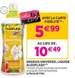 Delbard Algoflash engrais universel liquide algoflash (1) offre