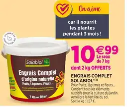 Delbard Solabiol engrais complet solabiol offre