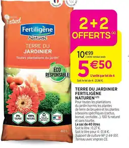 Delbard Fertiligène terre du jardinier fertiligène naturen offre
