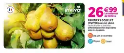 Delbard Invivo nous on sème fruitiers gobelet invivo nous on sème offre