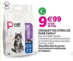 Delbard Pure family croquettes stérilisé pure family offre