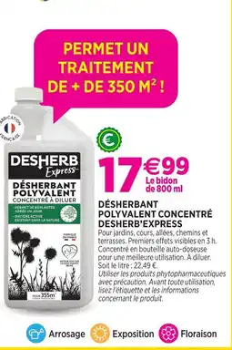 Delbard Desherb’express désherbant polyvalent concentré desherb’express offre