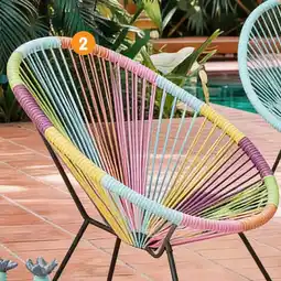 b&m Fauteuil hawaï multicolore offre