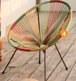 b&m Fauteuil hawai multicolore offre