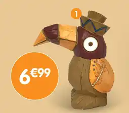 b&m Statue solaire toucan tiki offre