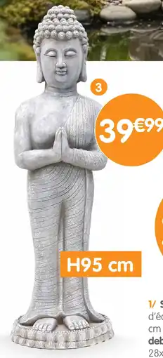 b&m Statue bouddha debout offre