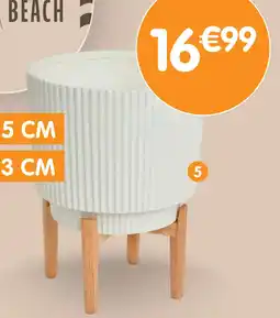b&m Cache pot côtelé offre