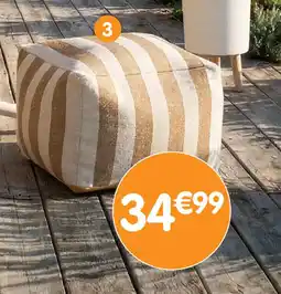 b&m Pouf extérieur offre