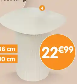 b&m Table d'appoint en métal offre