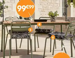 b&m Table 4 à 6 personnes offre