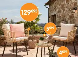 b&m Salon de terrasse 2 personnes offre