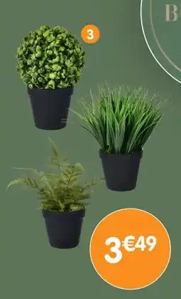 b&m Mini plante artificielle offre