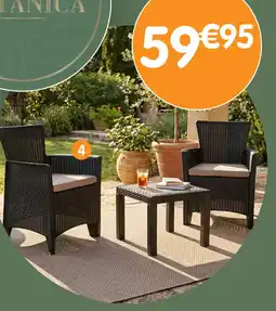 b&m Salon de jardin 2 personnes offre