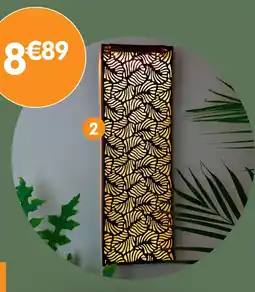 b&m Panneau murale solaire offre